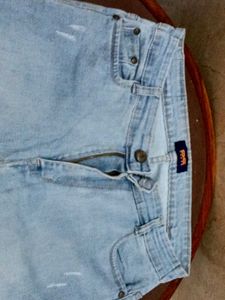 Light Wash Wide Leg Jeans