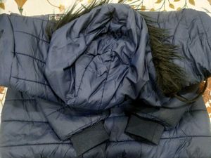 Navy Blue Puffer Jacket