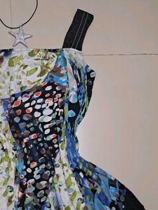 Vintage Retro Y2k Aesthetic Printed Dress