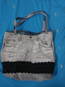 Denim Shorts Made Bag