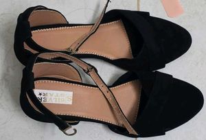 Black Ankle Strap heels