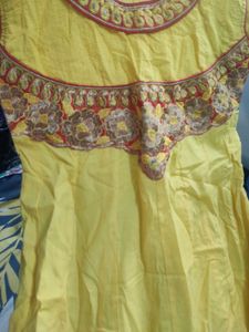 💥 Beautiful Yellow CLR Kurti