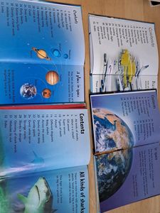 Planes, Solar System, Sharks, Planet Earth.