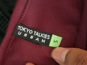 Tokyo Talkies Burgundy One Sleeve Top