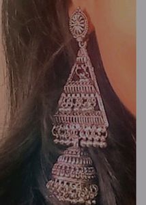Oxide Long Jhumka Earrings Women