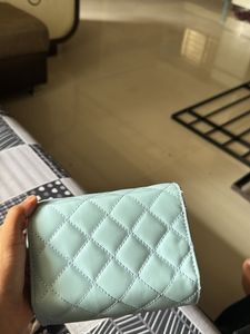 Quilted Pastel Cardholder Wallet