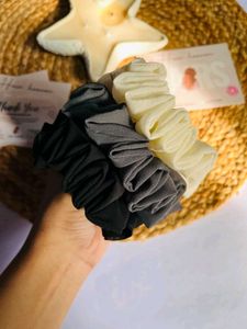 3 Pcs Fluffie Scrunchies