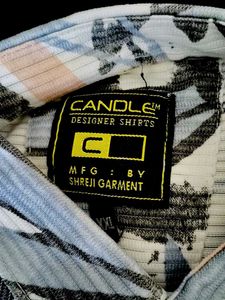 Camo Korean Vintage Shirt For Men Tiptap Button