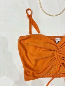 Orange Crop Top