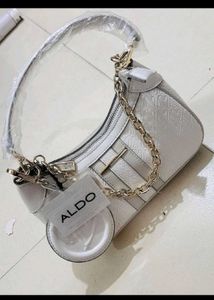 ALDO White Handbag never used