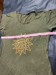 Olive Good Vibes Tee