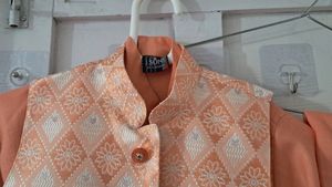 Kids Kurta Pyjama With Jacket