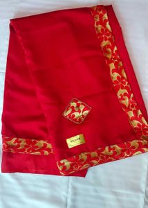 NEW RED SAREE
