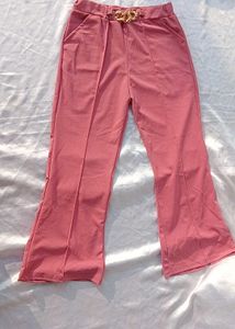 Bootcut Casual Trousers