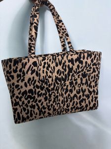 Leopard Print Tote Bag