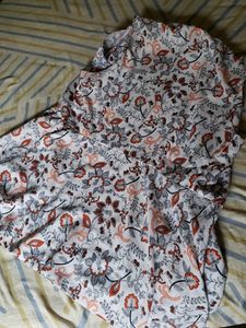 Floral Print Sleeveless Dress