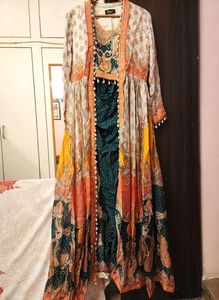 Luxury Couture 3 Piece Cape Dress