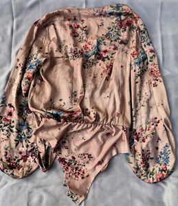 Floral Print Bodysuit Top