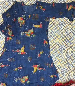 Boho Print Cotton Dress