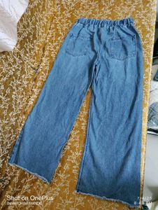 Wide Leg Denim Jeans