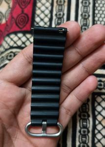 Black Rubber Watch Band