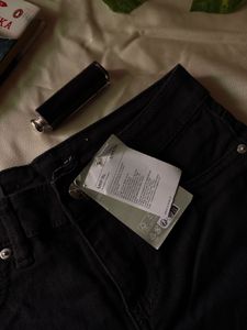 H&amp;M wide low waist jeans
