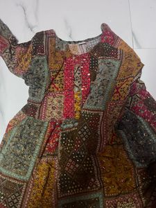 Ethnic Print Kurta