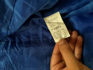 DIA BLUE PUFFER JACKET