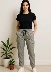 Comfortable Grey Cargo Pants