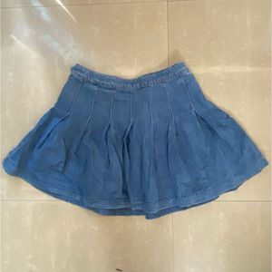 Denim Mini Skirt