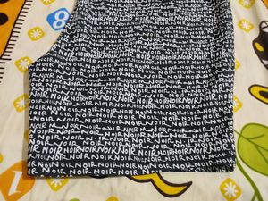 Dark Grey Typography Shorts