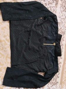 Stylish Black Long Sleeve Top