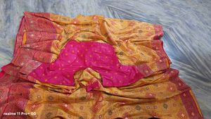 Heavy Pashmina Silk Saree