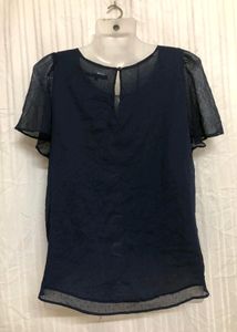 Mixxo Blue Short Sleeve Top