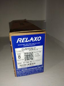 Relaxo White-blue Sleepers for Men