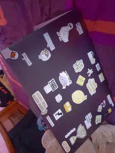 Laptop stickers