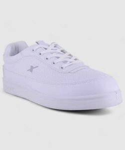 Sparx White Perforated Casual Sneakers | Size UK10