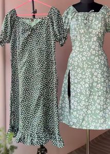 Floral Print Midi Dresses