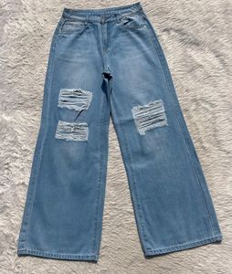 Ripped Blue Jeans
