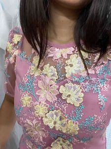 Floral Embroidered Top