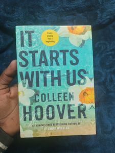 It Starts With Us By Colleen Hoover Paper