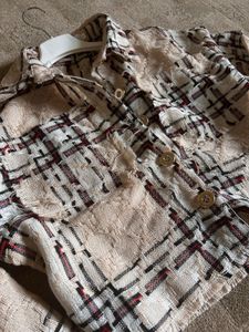 Korean Made Tweed Top