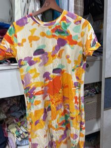 Colorful Print Dress