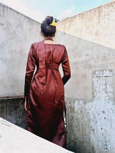New Stylish Brown Long Kurta 🤌✨️🍩