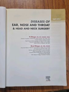 ENT Book By Dhingra 8th Edition