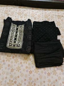 Xl kurti plazo set with duptta