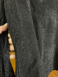SHEIN Elegant Black Sheer Top