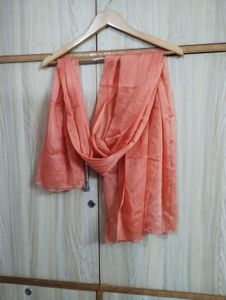 Orange Kurta With Trouser And Dupatta