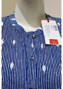 Striped Blue Kurta