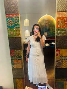 Elegant White Midi Dress